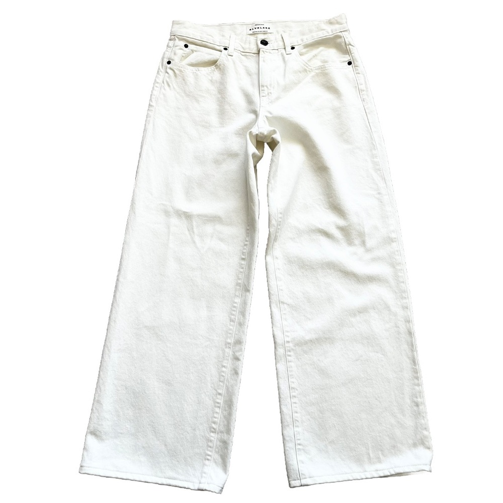 SLVRLAKE White Wide-Leg Jeans